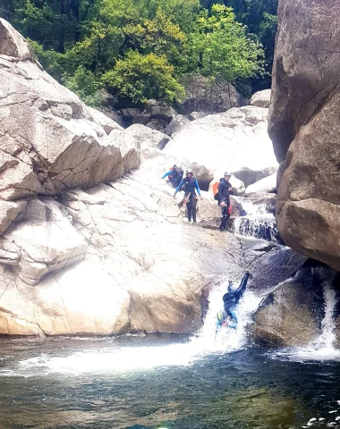 Canyoning en famille