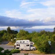 Aire de camping-car la Ferme Théâtre à Lablachère