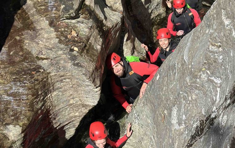 Descente du canyon du Roujanel