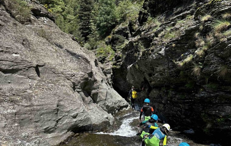 Descente du canyon du Roujanel