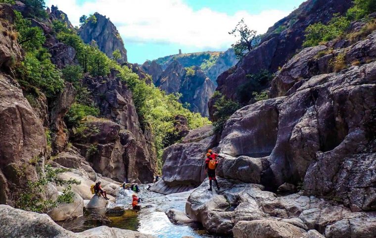 Canyoning en Ardèche, La Garde