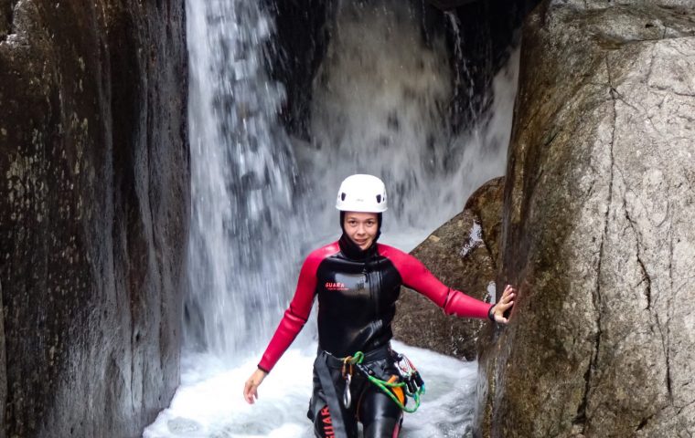 Descente des merveilleuses gorges du Chassezac en Canyoning