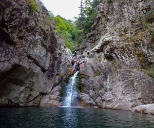 Riviere sauvage, avec Sauts parfait pour une session canyoning