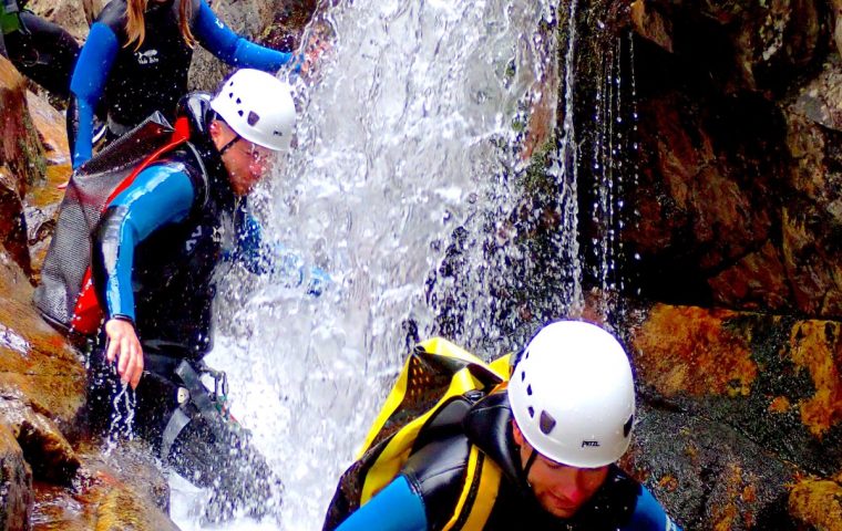 Riviere sauvage, avec Sauts parfait pour une session canyoning