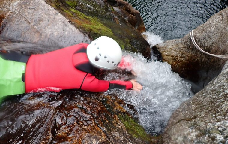 Riviere sauvage, avec Sauts parfait pour une session canyoning