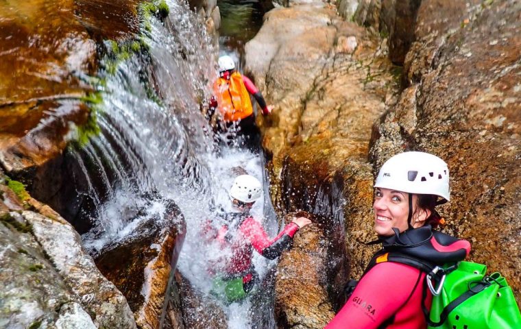 Riviere sauvage, avec Sauts parfait pour une session canyoning