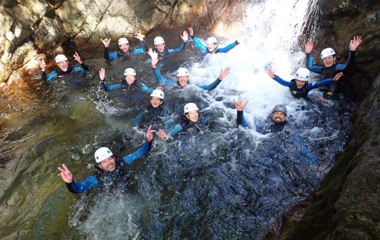 Les plus beau toboggans de canyoning de l’Ardèche