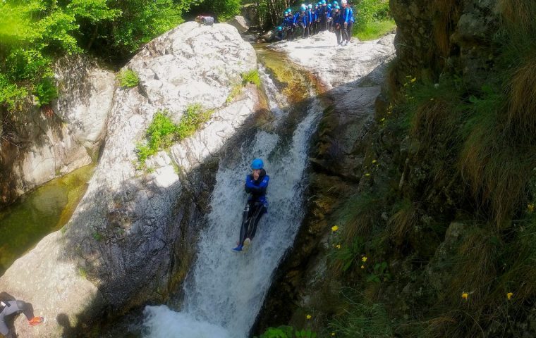 Les plus beau toboggans de canyoning de l’Ardèche