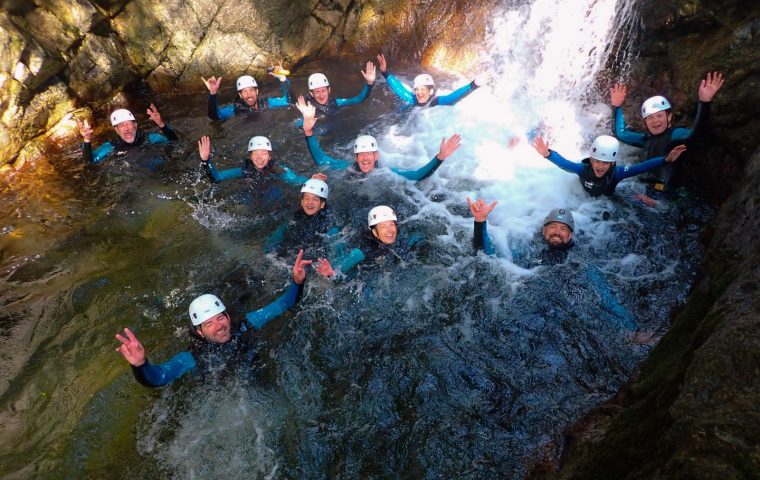 Les plus beau toboggans de canyoning de l’Ardèche