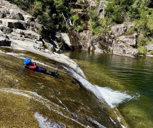 Descente du canyoning du Bas Chassezac en Ardèche