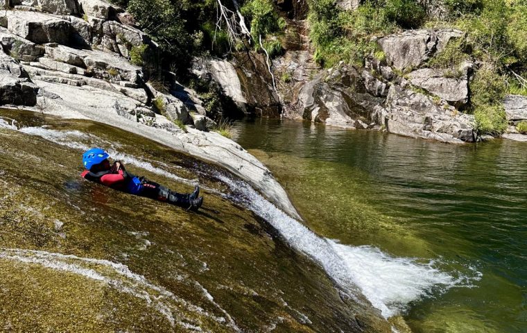 Descente du canyoning du Bas Chassezac en Ardèche