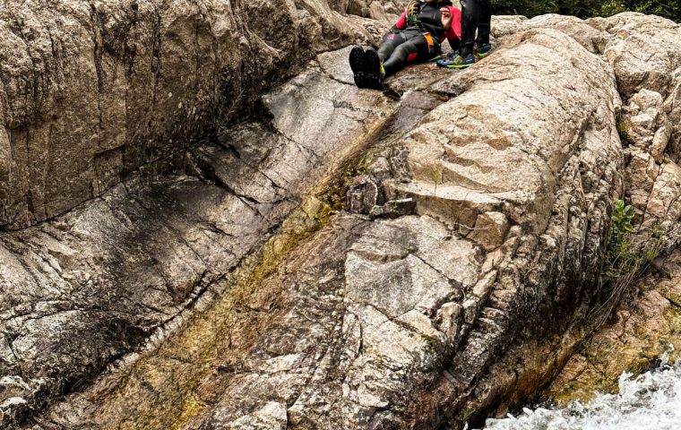 Descente du canyoning du Bas Chassezac en Ardèche