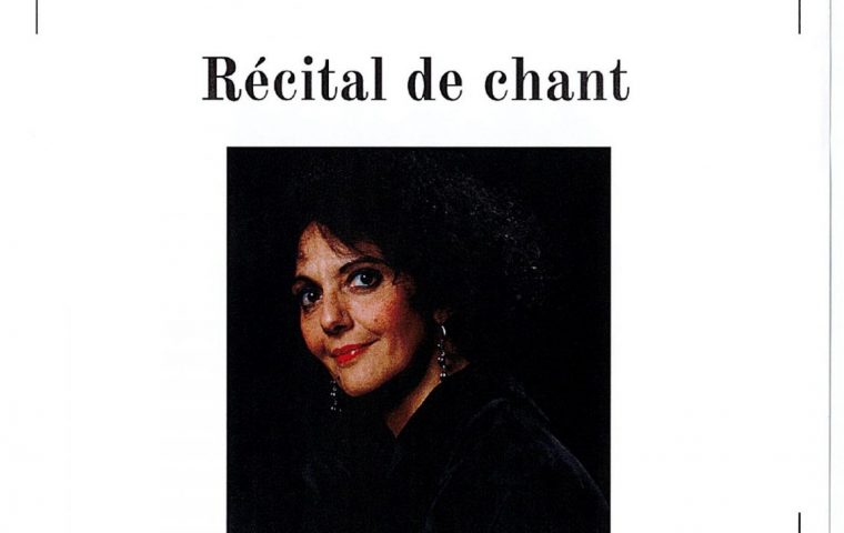 Affiche Concert à Laboule Récital de chant