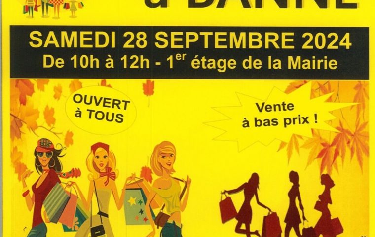 Braderie à Banne