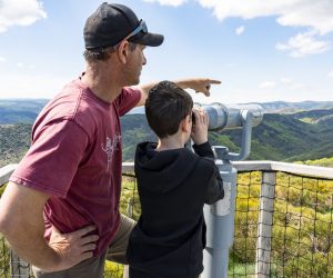 Plateforme observation des vautours et du paysage