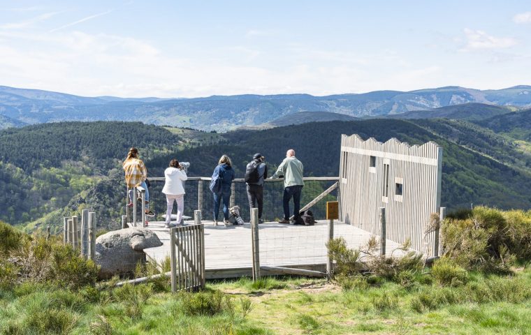 Plateforme observation des vautours et du paysage