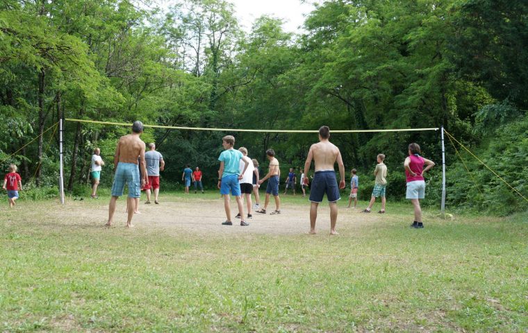 terrain volley balla actinidias