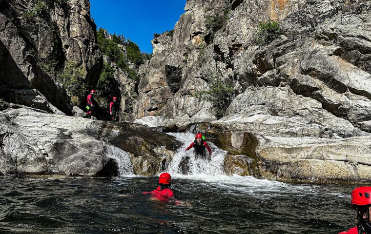 descente de Toboggan en Ardeche