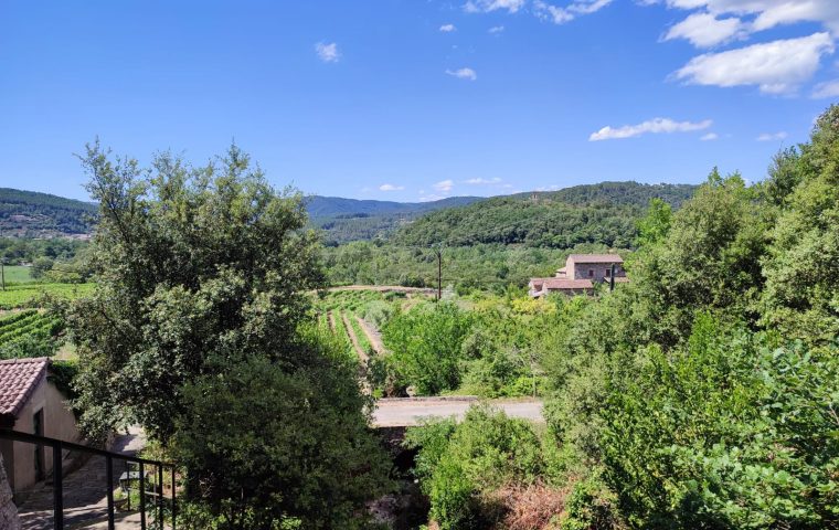 La vue depuis la chambre