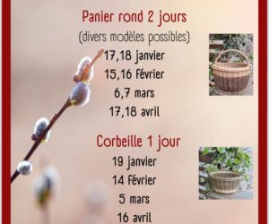 Stage de vannerie : faire un panier rond_Joyeuse